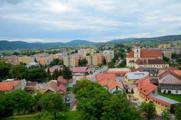 Fototapeta na wymiar City scene, Filekovo, Slovakia