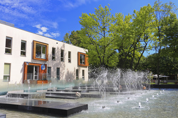 Szczecin / fontanna / Pleciuga