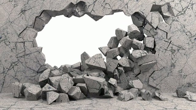 3d wall destruction