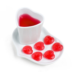 Love candy and soft drink.