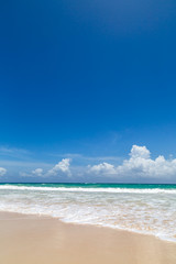 schöner Strand in der Karibik