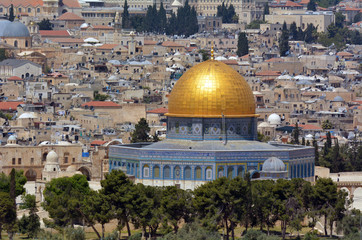 Fototapeta na wymiar Temple Mount in Jerusalem - Israel