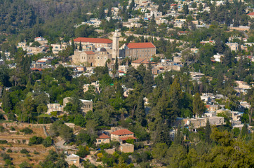 Fototapeta na wymiar Ein Kerem village in Jerusalem - Israel