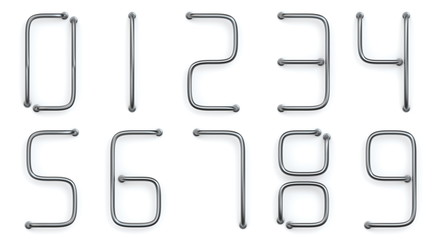 Metal rod numbers