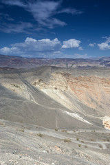 Geological Formations in Ubehebe Volcano in Death Valley Nationa