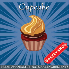cupcake poster design