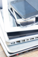 pile of devices