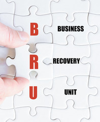 Last puzzle piece with Business Acronym BRU