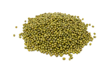 Dried green mung beans