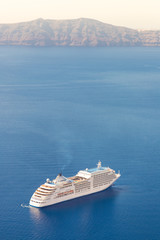 Luxury cruise ship.