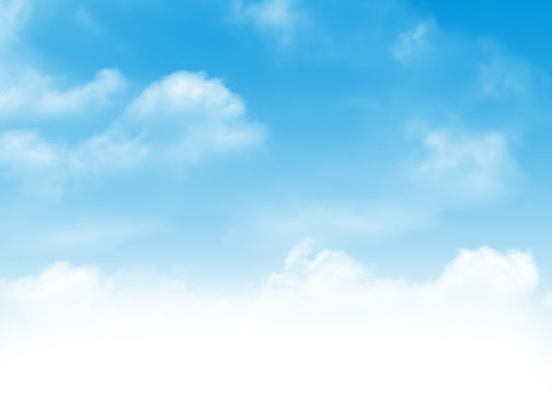 A Soft Cloud Background ,blue Sky With Cloud Stock Photo, Picture and  Royalty Free Image. Image 82436246.