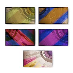 set for abstract  background