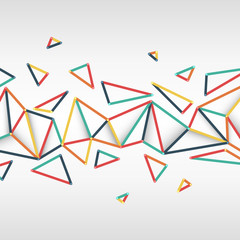 Fototapety  Illustration of abstract texture with triangles.
