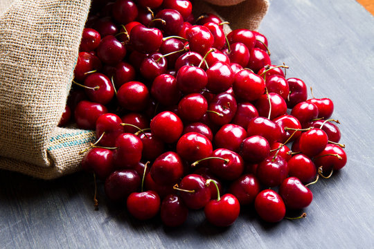 cherry on wood