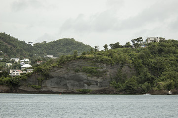 View of the island Grenada, St. George's, Caribbean
