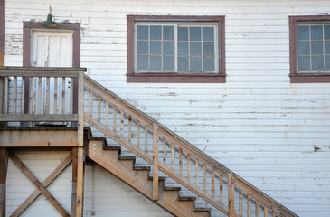 Old building and staircase