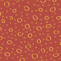 abstract seamless hand-made circle pattern