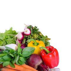 vegetarian vegetables Isolated