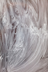 Abstract white hand painted background