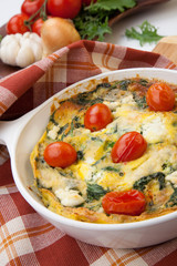 Kale Tomato Frittata