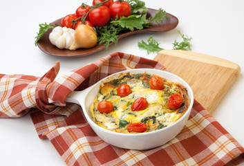 Kale Tomato Frittata