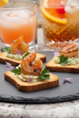 Grilled Shrimp Canape