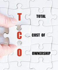 Last puzzle piece with Business Acronym TCO