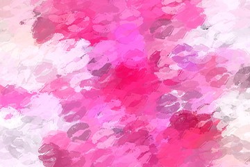 pink kiss lips abstract background