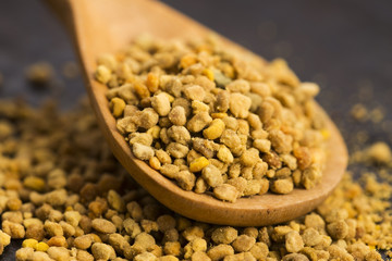 Bee pollen closeup