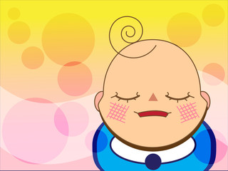 眠っている赤ちゃん