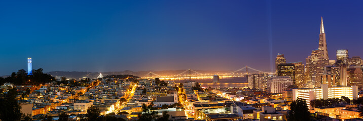 San Francisco Cityscape at Dusk