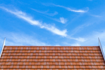 Roof and sky