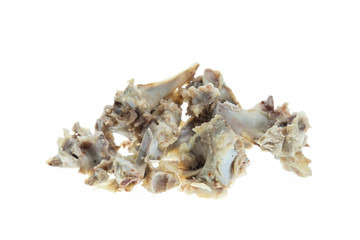Obraz premium Pile of pork bones on white background