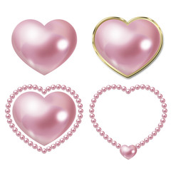 Icon of pearl. Illustration./Buttons. The center is copy space.