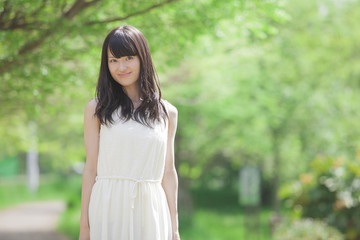 女子大生のポートレート