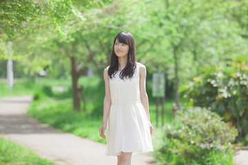 女子大生のポートレート