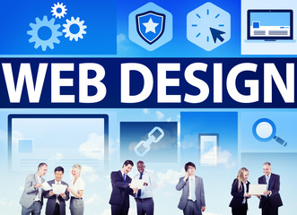 Web Design Development Style Ideas Interface Concept