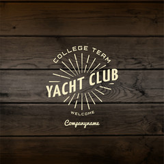  Yacht club badges logos and labels for any use
