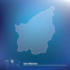 Map of San Marino