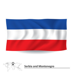 Flag of Serbia and Montenegro