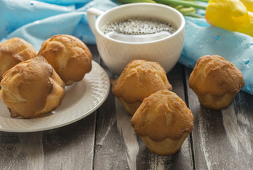 muffins on the table