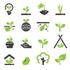 sprout icon set