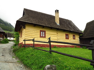 Old construction house village, Vlkolinec (Unesco), Slovakia