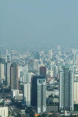 Top view city