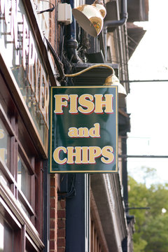 Fish And Chips Sign