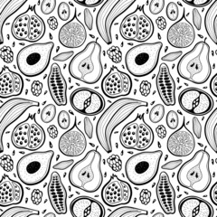 Fruits seamless pattern