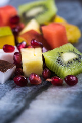 Exotic fruits salad