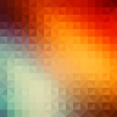 Colorful geometric background with vibrant stylish color tones