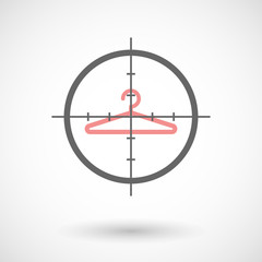 Crosshair icon targeting a hanger