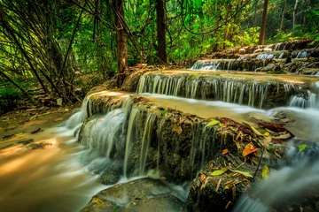 Foto auf Alu-Dibond wonderful waterfall in thailand, Pugang waterfall chiangrai © wittybear